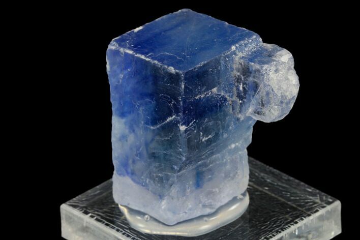 Zoned, Blue Halite Crystal - Igdar, Turkey #129064